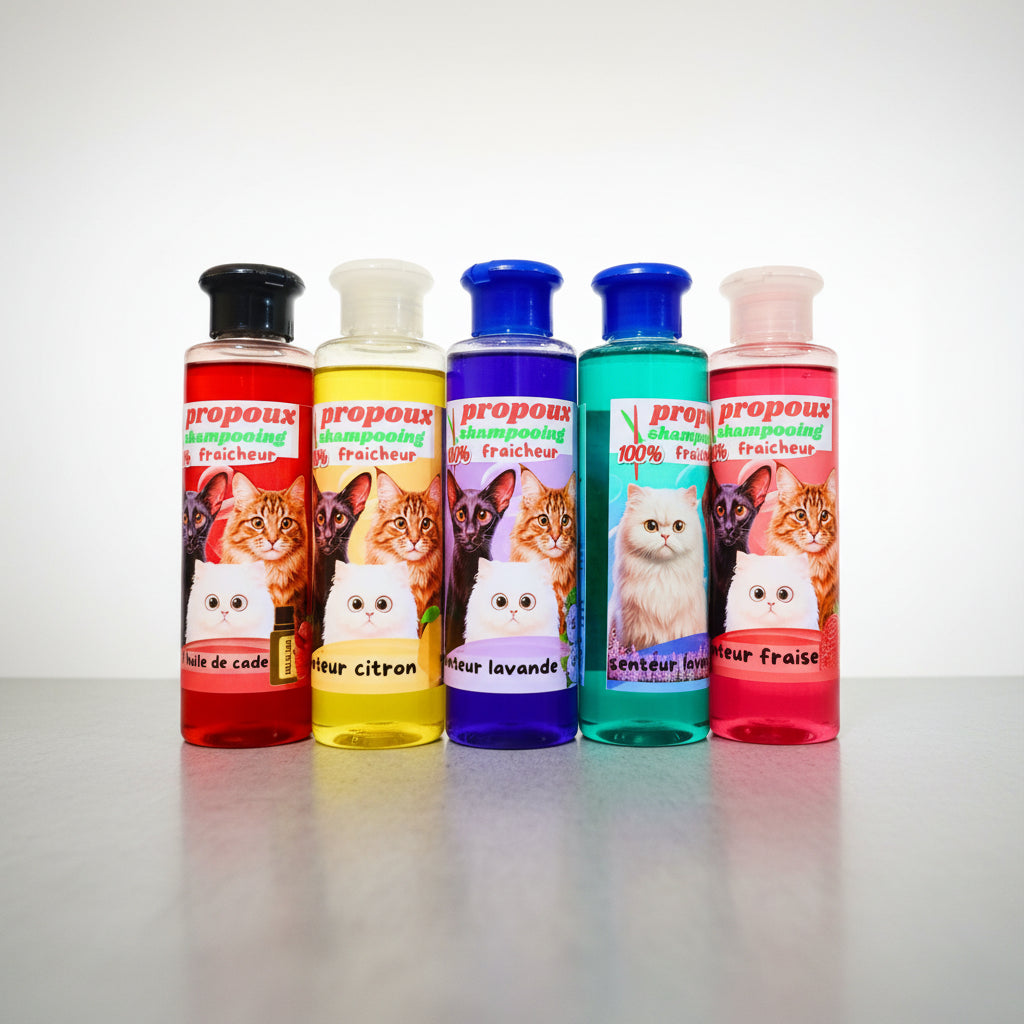 Propoux Shampooing Fraîcheur pour chat 250ml - Anti-puces