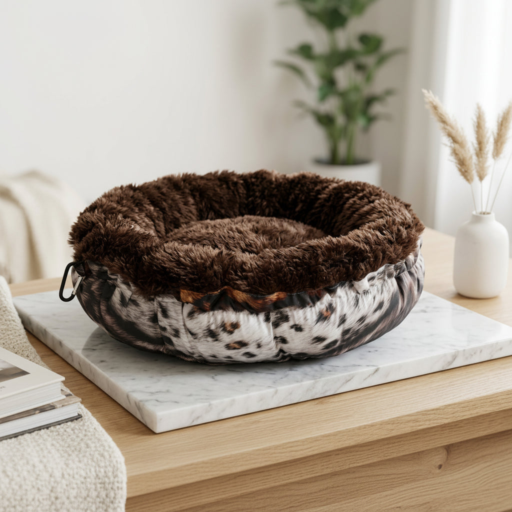 Panier Chouchou Luxe - Fourrure Ultra Douce pour Chat & Chien