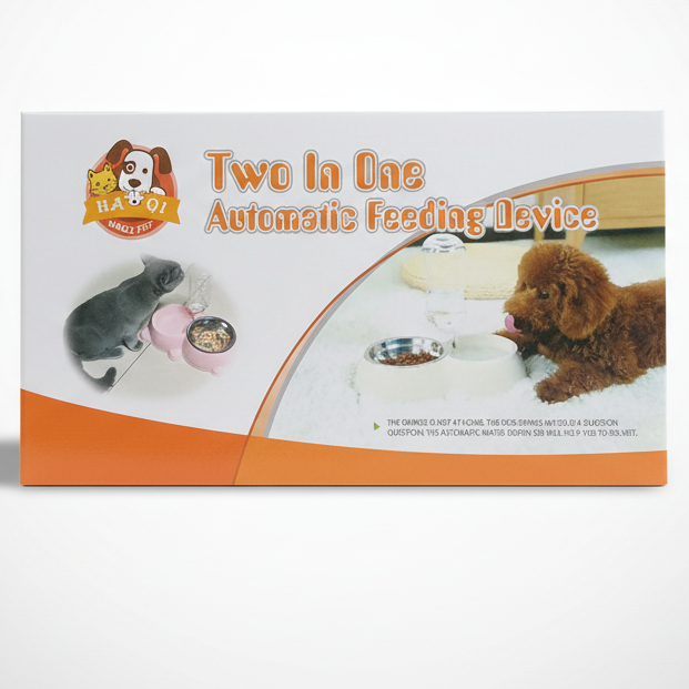 Gamelle Automatique 2-en-1 pour Chat – HAQI PET